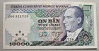 Turkey 10,000 Lira 1989 Unc