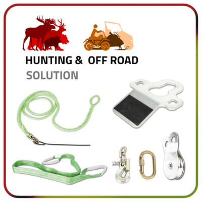 Portable Winch PCA-HOS Kit for Hunting & Off-Road Adventures - Essential Gear