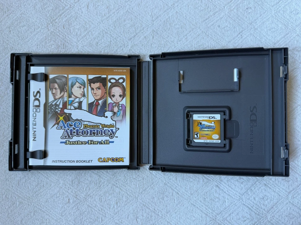Phoenix Wright Ace Attorney Justice For All Nintendo DS NTSC-U/C USA Immaculate - Image 4 of 4