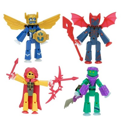 StikBot Legendz Series 1 - Includes Valor, Ruebell, Dominus and Raze Oni - Co...