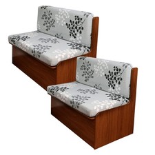 KRFOONN RV Dinette Cushion Covers Stretch Camper Cushions Cover, 01 2 Backr...