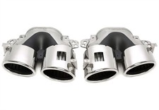 TA Technix Endrohrblende zum anschrauben chrom f&uuml;r Mercedes A-Klasse CLA-Klasse