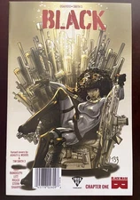 Black #1 Chapter One Black Mask optioned Warner Bros 1st print VARIANT /Rare