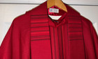 BEAUTIFUL RARE CATHOLIC PRIESTS RED & BLACK CHASUBLE & STOLE BY C.M. ALMY & SON — photo 3