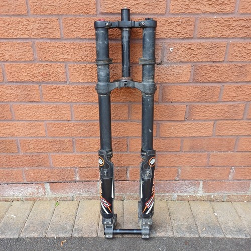 SURRON LIGHT BEE X COMPLETE FRONT FORK SUSPENSION ASSEMBLY BLACK (SUR RON)