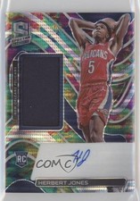 2021 Panini Spectra Rookie Jersey Celestial Prizm 49/99 Herbert Jones Auto 00f8