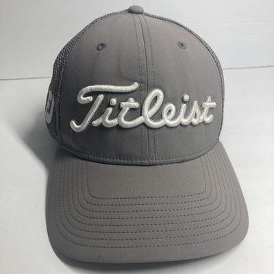 Titleist Foot Joy Pro V1 Cap Hat Gray Adult Adjustable Mesh Snapback  STAINS