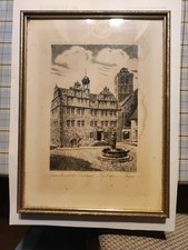 Bad Hersfeld Rathaus Radierung