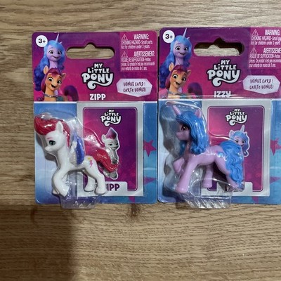Hasbro 2 My Little Pony Izzy & Zipper  Mini Figures