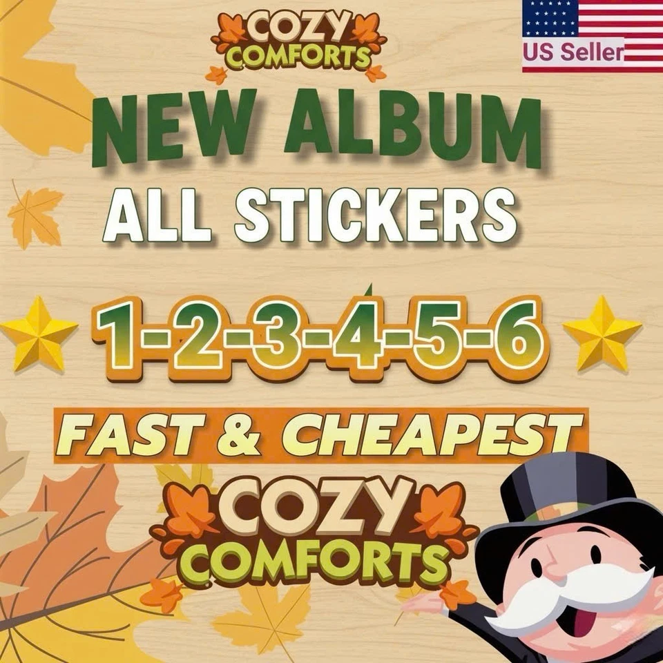 Монополия наклейки идти 1⭐- 6⭐ (все наклейки доступны) самый дешевый🔥 супер быстро⚡24/7 - Изображение 2 из 2