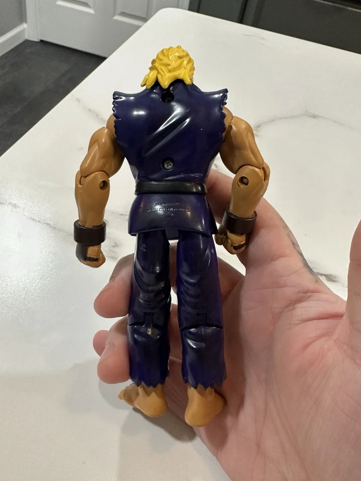 Figura de jugador Capcom Street Fighter Ken Masters Blue 2004. Foto 3 de 4