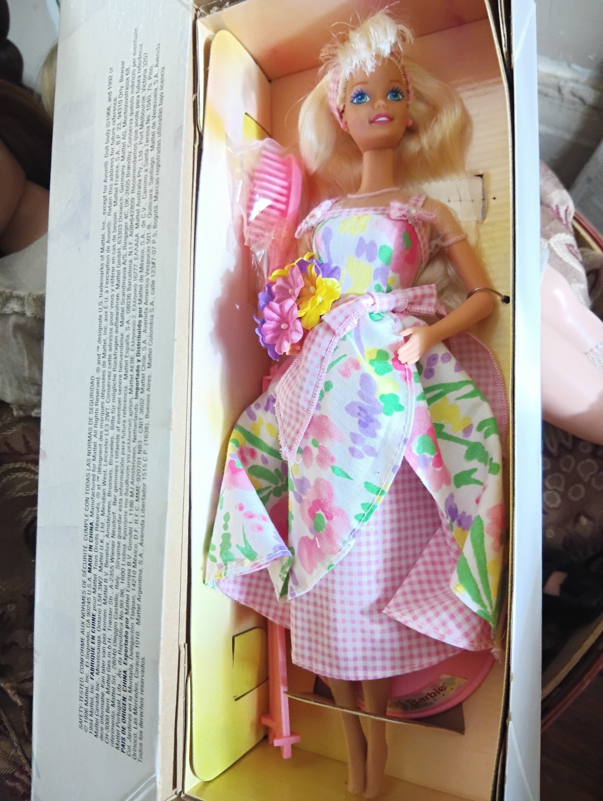 NIB 1996 Barbie Spring Petals Doll AVON Special Edition Blonde