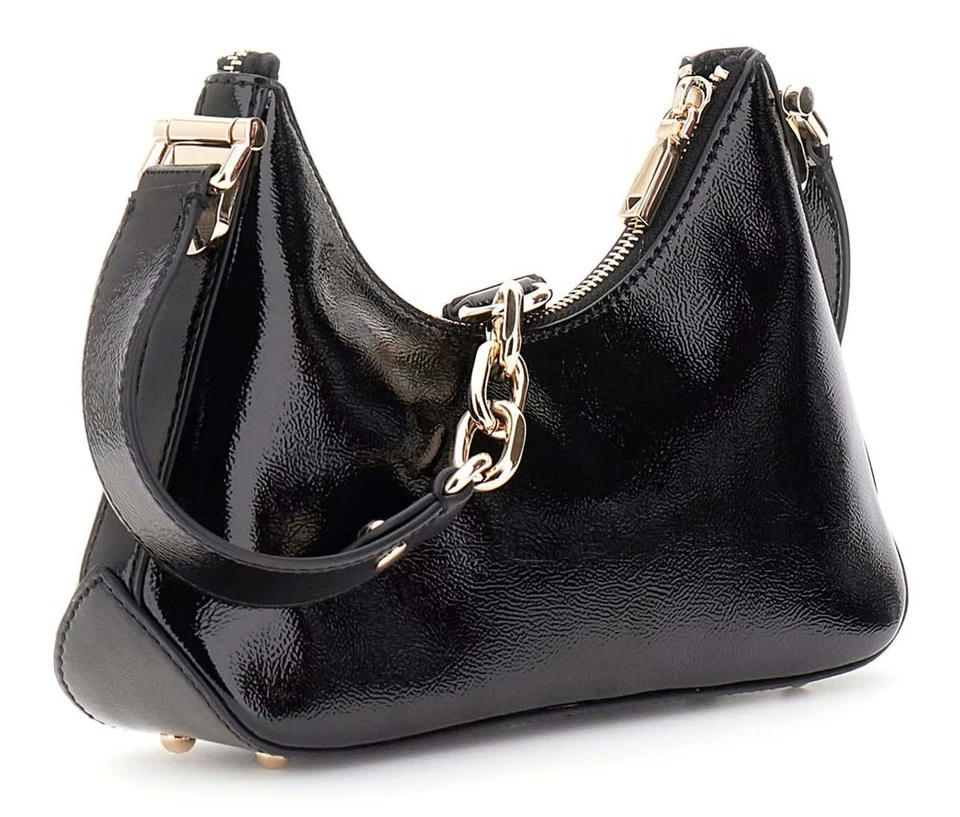 GUESS Dea Crossbody Top Zip Umhängetasche Tasche Black schwarz Neu - Bild 2 von 3