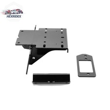Steel Utv Winch Mounting Plate Fit Kawasaki Ridgexr 2024-2025