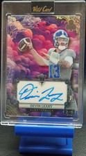 Wild Card Devin Leary Kentucky Wildcats Rookie Auto #2/6 Serial /6. rookie card picture