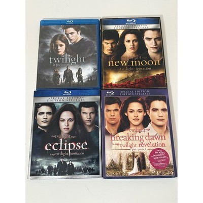 The Twilight Saga Blu-ray Lot Twilight New Moon Eclipse Breaking Dawn Part 1