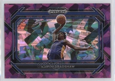 2023 Panini Prizm Draft Picks Purple Ice Variations /149 Aaron Bradshaw #15 0v2h