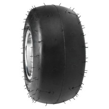 Neumático delantero de 5" y llanta de rueda de 3 pernos 10x4,50-5 Racing Buggy Drift Trike ATV Scooter