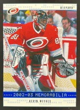 2002 BE A PLAYER MEMORABILIA KEVIN WEEKES #158 SAPPHIRE /100