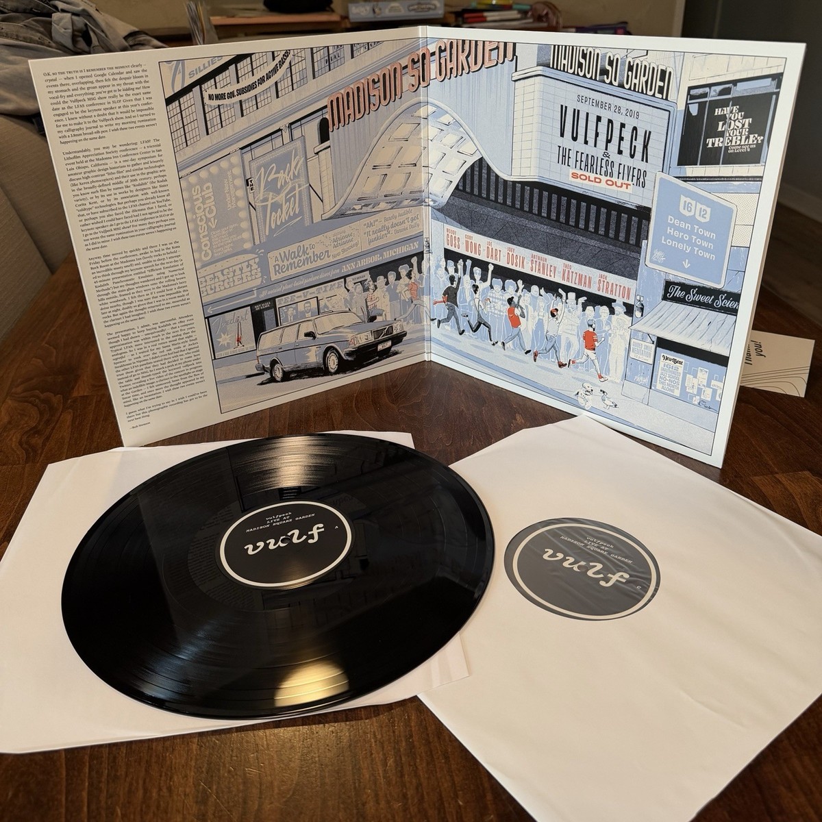 Vulfpeck Live At Madison Square Garden 2LP Vinyl First Pressing