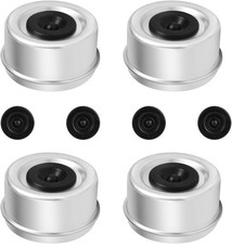 CAETOUNG 4Pack 2.72'' Trailer Hub Cap Trailer Wheel Bearing Dust Cap with Ext