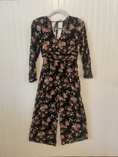 American Eagle Women's Jumper Cottagecore Floral Jump Suit Dress