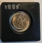 1885 Philadelphia Mint Liberty Head Gold Half Eagle 8.36g  Gold