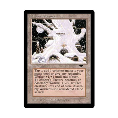 MTG 英語【Mishra's Factory】foil ジャッジ褒賞 秋