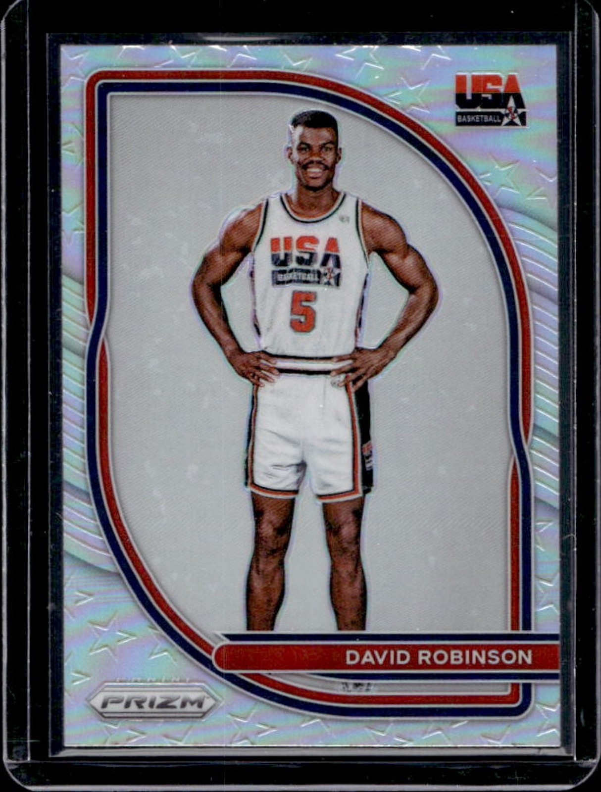 2020-21 Panini Prizm David Robinson USA Basketball Prizm Silver #5
