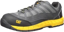 Caterpillar Mens STREAMLINE SD CT Comp Toe Work Shoe Industrial Sneakers Grey/Or
