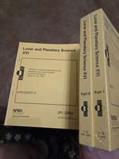 Science/NASA: Lunar Planetary Science XVI Part 1 2 Supplement A 1985
