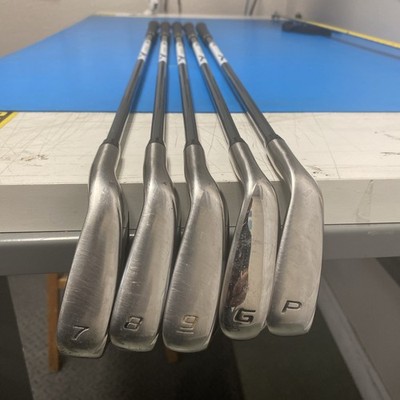Cobra Max Tecflo Iron Set 7,8,9,G,P Matrix White Tie X4 56g