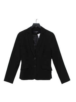 Comma Damen Blazer UK 8 blau Polyester mit Elasthan, Viskose Mantel