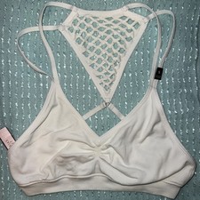NEW WITH ORIGINAL TAGS- Victoria's Secret - White - Bralette - Size Small