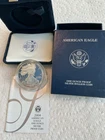 2004 W Proof American Silver Eagle with certs and mint packaging