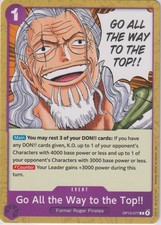 Go All The Way To The Top OP13-077 Carrying On His Will One Piece C Card