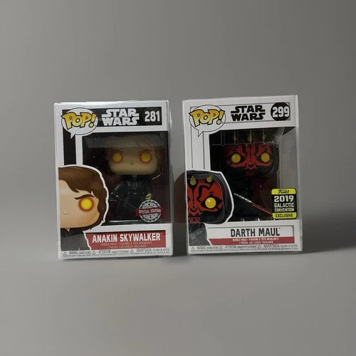 Funko Pop! Vinyl: Star Wars Anakin Skywalker (Dark Side) & Darth Maul #299