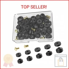 Faucet Washers, 58 Pack Flat and Beveled Washers Rubber Assortment Kit Replaceme