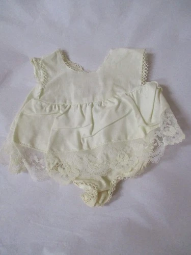 VINTAGE MATTEL CHATTY BABY WHITE ROMPER OR UNDERWEAR 1962