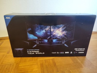 AOC Gaming C24G1 24zoll Full HD LED gebogen schwarz rot Computerbildschirm
