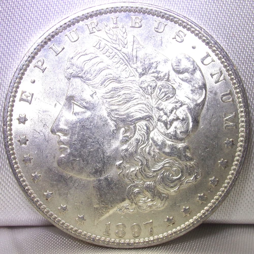 1897 P Morgan Silver Dollar AU/BU