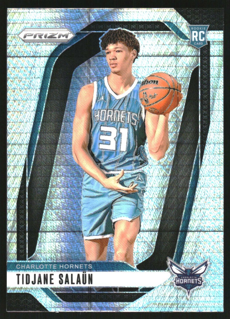 2024-25 Panini Prizm Prizms Hyper #262 Tidjane Salaun