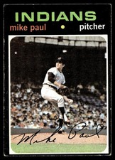1971 Topps Mike Paul - Cleveland Indians #454