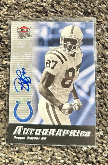 2006 Fleer Ultra Autographics Reggie Wayne Auto