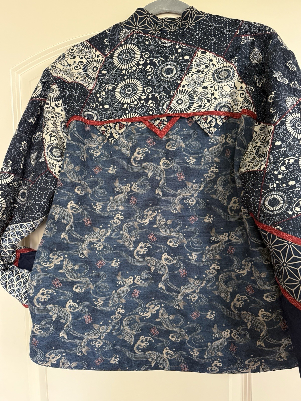 Artsy Patchwork Jacket, XL,Quilt Lined,Baroque,Ar… - image 3