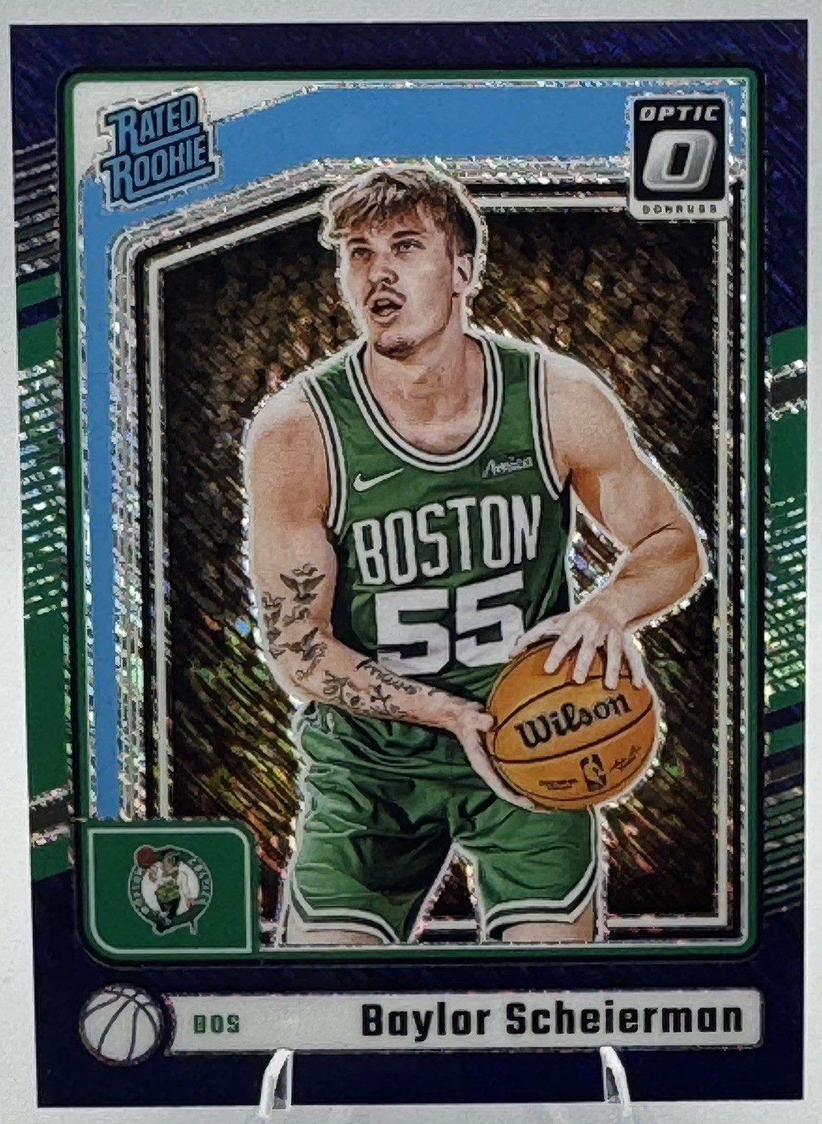 Baylor Scheierman 2024-25 Donruss Optic Purple Shimmer Rookie #263