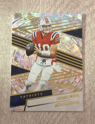 2025 Panini Revolution - Drake Maye Fractal /99 #48