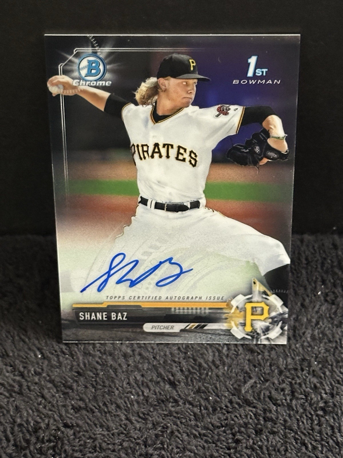 Shane Baz 2017 1st Bowman Chrome Auto #CDA-SB