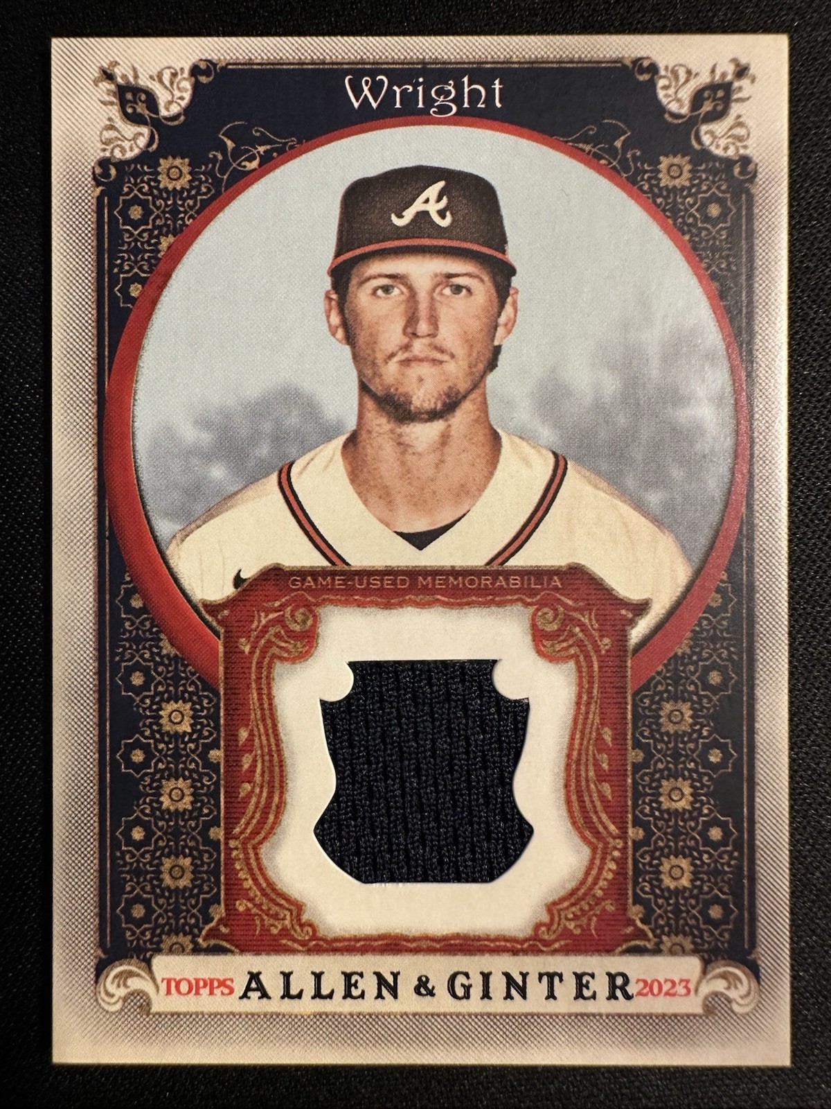 2023 Topps Allen & Ginter Baseball [Kyle Wright] #AGRB-KW Relic Card