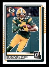 2025 Donruss #295 Dontayvion Wicks Sharp Corners, Clean Surface